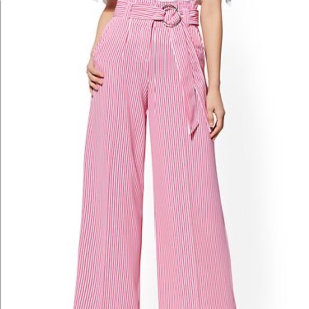 Paper bag waisted pants